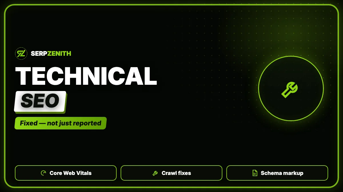 Technical SEO — SerpZenith