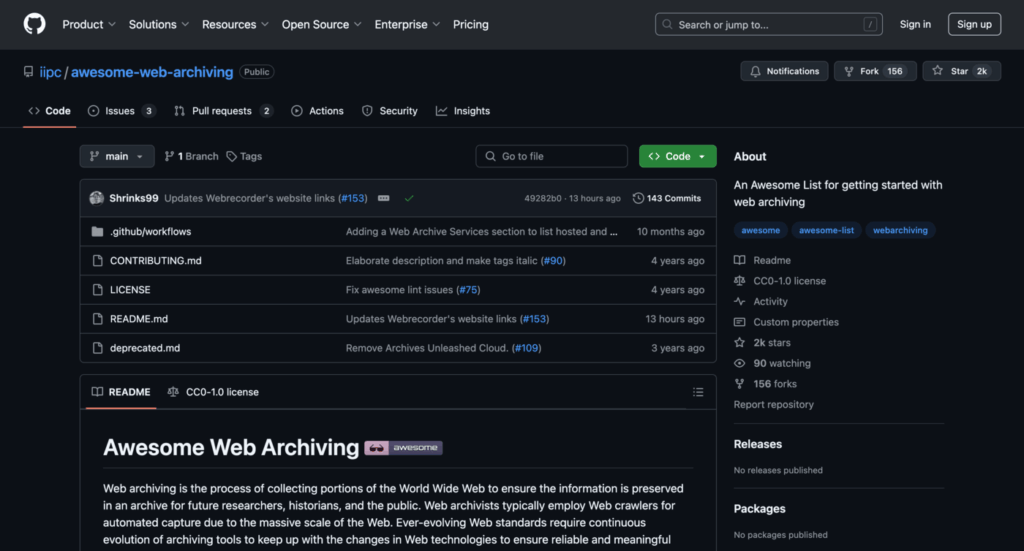 Top 10 Wayback Machine Alternatives in 2026 10 GitHub for web archiving