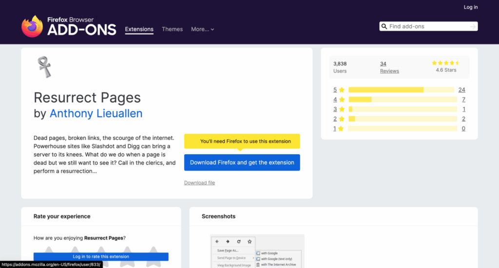 Top 10 Wayback Machine Alternatives in 2026 9 Resurrect Pages (browser extension)
