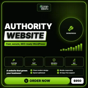 Authority Website — SerpZenith WordPress development service