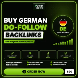 Buy German Do Follow Backlinks — SerpZenith geo-targeted do-follow backlinks service