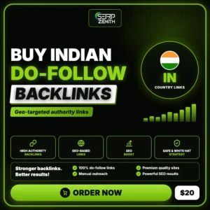 Buy Indian In Do Follow Backlinks — SerpZenith geo-targeted do-follow backlinks service