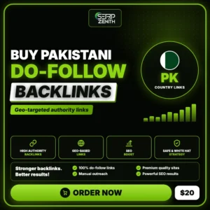 Buy Pakistani Pk Do Follow Backlinks — SerpZenith geo-targeted do-follow backlinks service