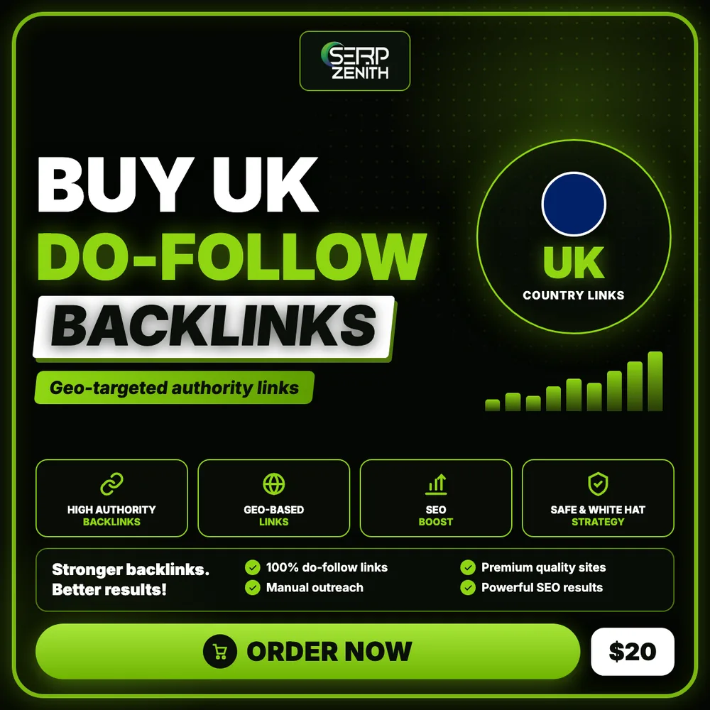 Buy UK Co UK Do Follow Backlinks — SerpZenith geo-targeted do-follow backlinks service