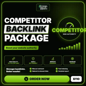 Competitor Backlink Package — SerpZenith high authority backlink building service