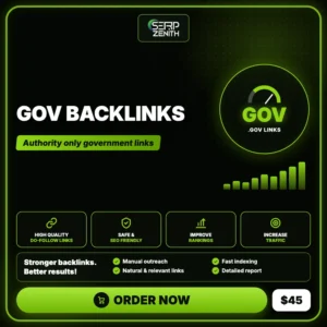 GOV Backlinks — SerpZenith government backlinks service