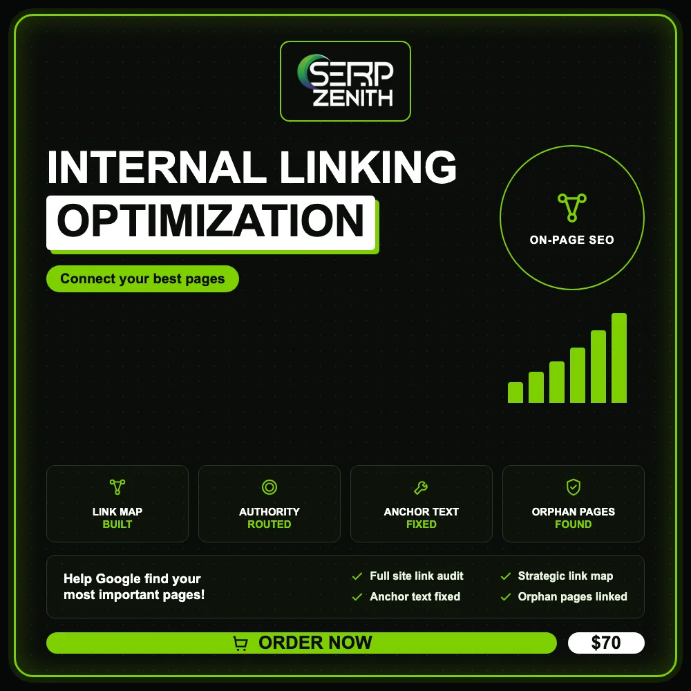 Internal Linking Optimization — SerpZenith SEO service