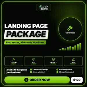 Landing Page Package — SerpZenith WordPress development service