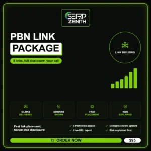 PBN Link Package — SerpZenith SEO service