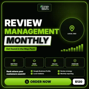 Review Management Monthly — SerpZenith local SEO service