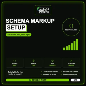 Schema Markup Setup — SerpZenith SEO service