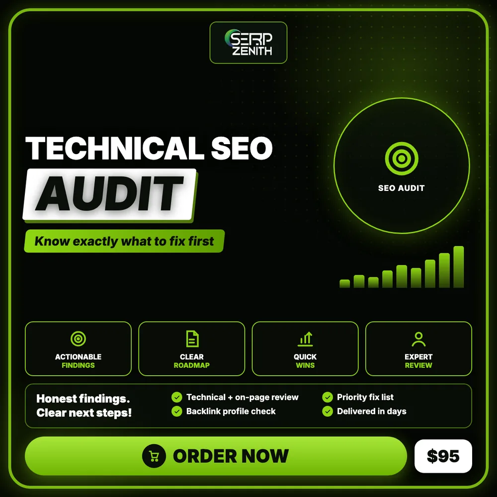 Technical SEO Audit — SerpZenith SEO audit service