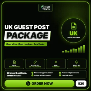 UK Guest Post Package — SerpZenith geo-targeted do-follow backlinks service