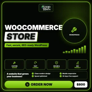Woocommerce Store — SerpZenith WordPress development service