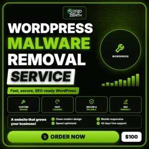 Wordpress Malware Removal Service — SerpZenith WordPress development service